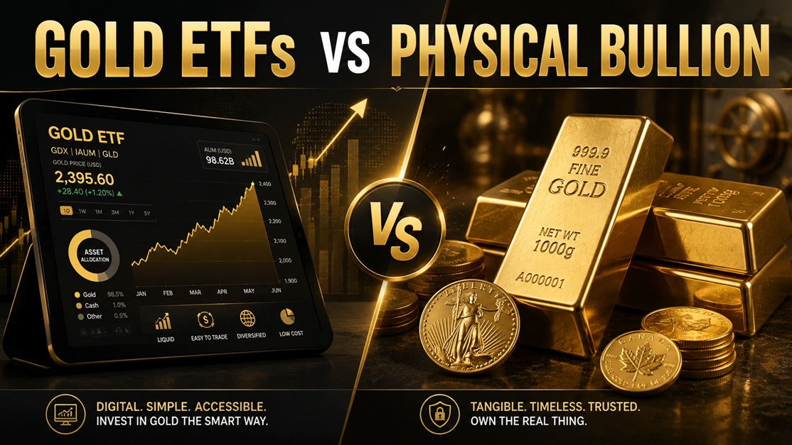 Gold ETFs vs Physical Bullion