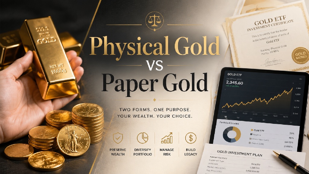 Physical Gold vs Paper Gold